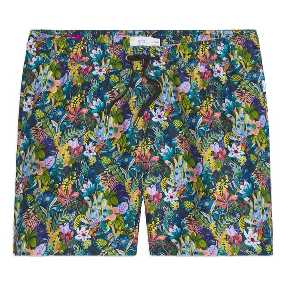Onia Liberty Charles Shorts Liberty Botanical art fabrics swim mesh lined XXL - Picture 1 of 6